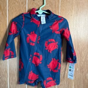 CARTERS JUST ONE YOU crab swimsuit; NWT